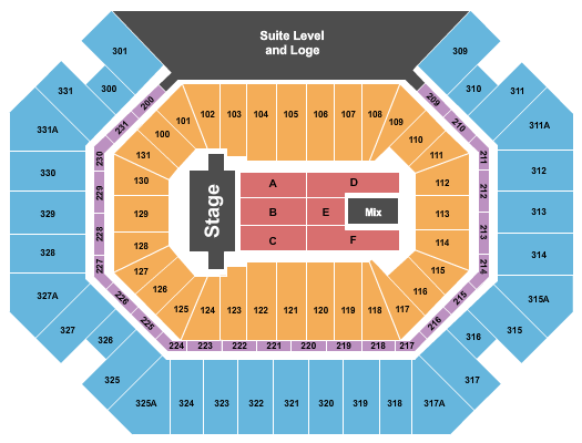 Thompson Boling Arena at Food City Center seating-chart