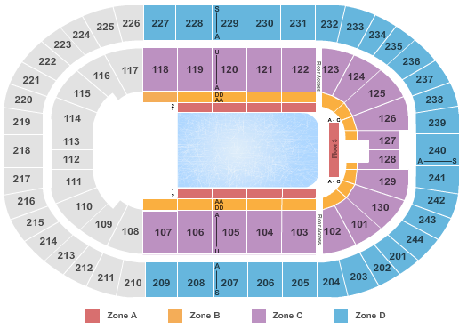 Times Union Center Seating Chart Concert