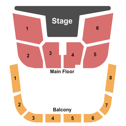 Seatmap for todd wehr theater at marcus pac