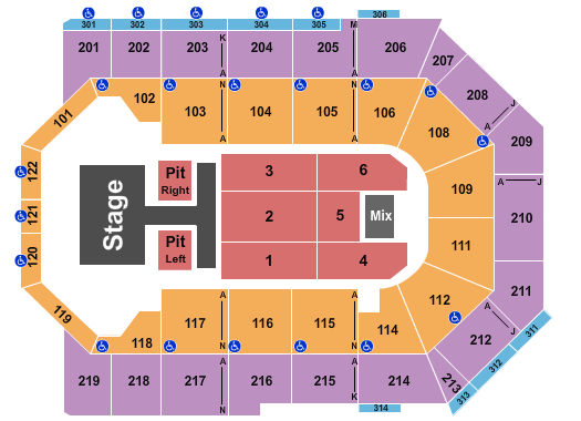 Toyota Arena - Ontario seating-chart