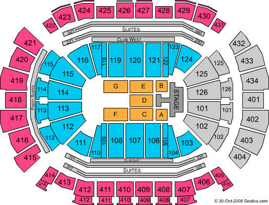 toyota center concert seating chart 3d #2