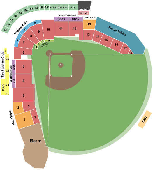 Rocket City Trash Pandas vs. Knoxville Smokies at Toyota Field – AL – Madison, AL