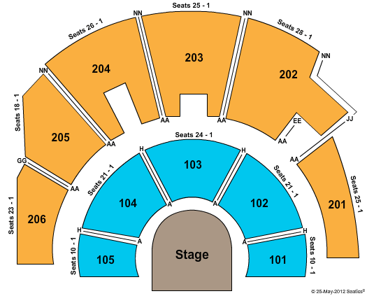 Mystere Las Vegas Seating Chart