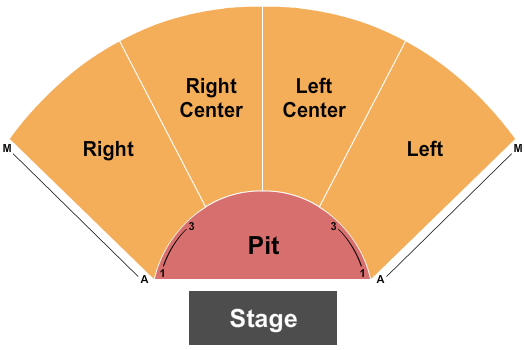 Seatmap for leo rich theater at tucson convention center