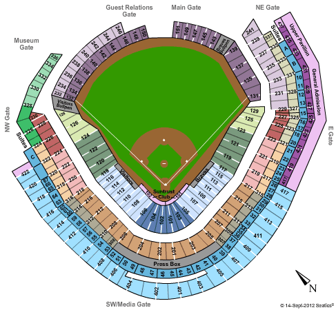 Atlanta Braves vs. New York Mets Tickets 2013-05-05  Atlanta, GA, Turner Field