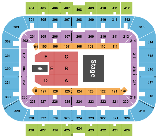 Ben Fuller UWM Panther Arena seating chart