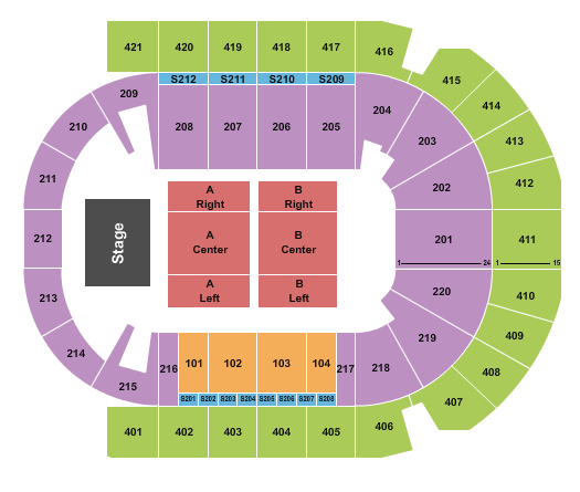 Uber Arena seating-chart