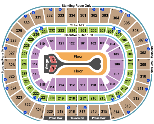 United Center seating-chart