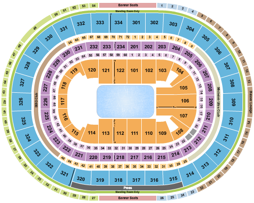 United Center seating-chart