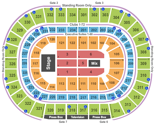 United Center Seating Chart View