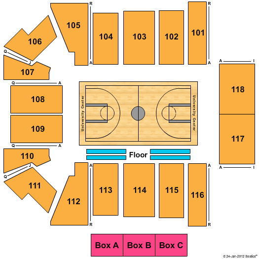 Doubleheader: Mercer Bears vs. Belmont Bruins (Women At 2:00 & Men At 4:30) Tickets 2012-02-25  Macon, GA, Mercer University Center