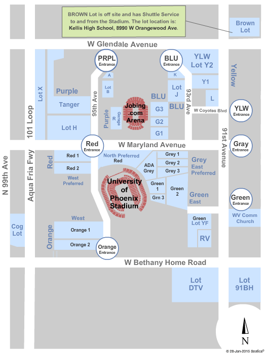 unknown Parking: Arizona Cardinals Vs. Seattle Seahawks