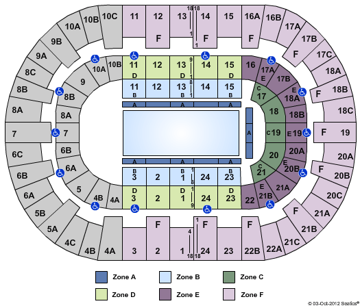 Valley view casino center seating chart disney on ice