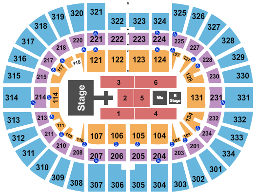 The Struts Value City Arena at The Schottenstein Center seating chart