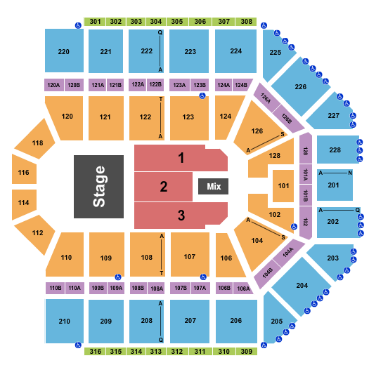 Ben Fuller Van Andel Arena seating chart