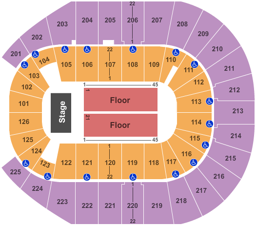 Image of Arkansas Razorbacks vs. Hofstra Pride~ Hofstra Pride Basketball ~ North Little Rock ~ Simmons Bank Arena ~ 12/18/2021 07:00