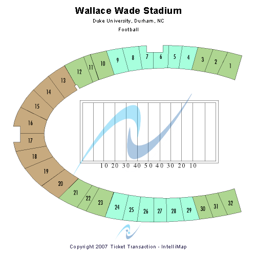 Duke Blue Devils vs. Miami Hurricanes Tickets 2010-10-16 Durham, NC, Wallace Wade Stadium