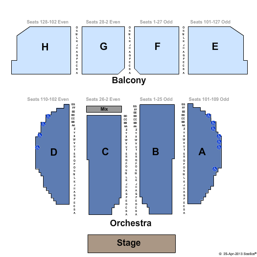 Warnors Theater Fresno Seating Chart