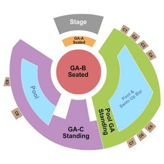 Niko Moon WawYe Oasis At Gun Lake Casino seating chart
