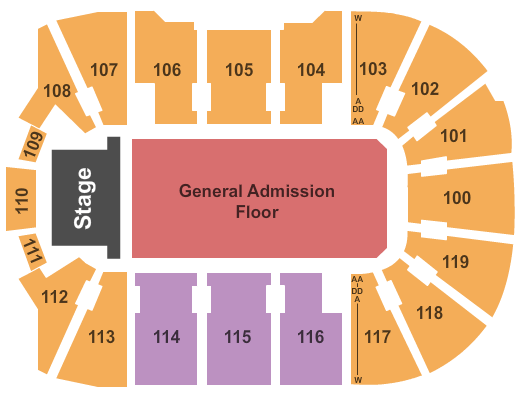 Bridgeport Webster Arena Seating Chart