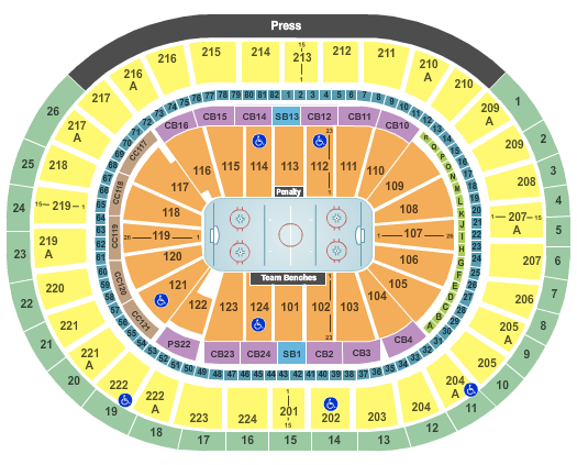 Flyers Tickets Seating Chart