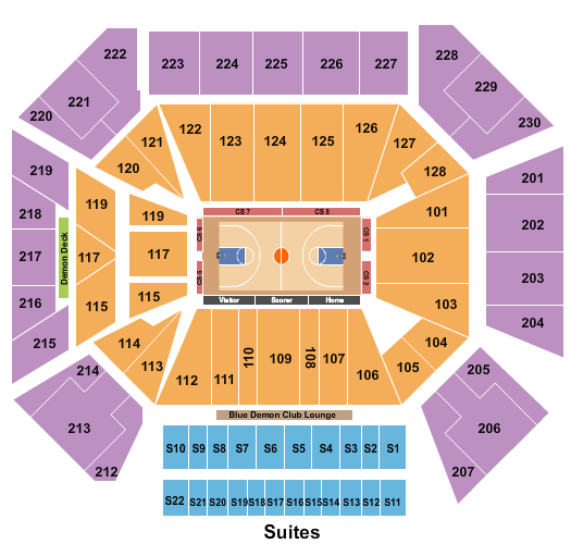 DePaul Blue Demons vs. Southern Indiana Screaming Eagles at Wintrust Arena – Chicago, IL