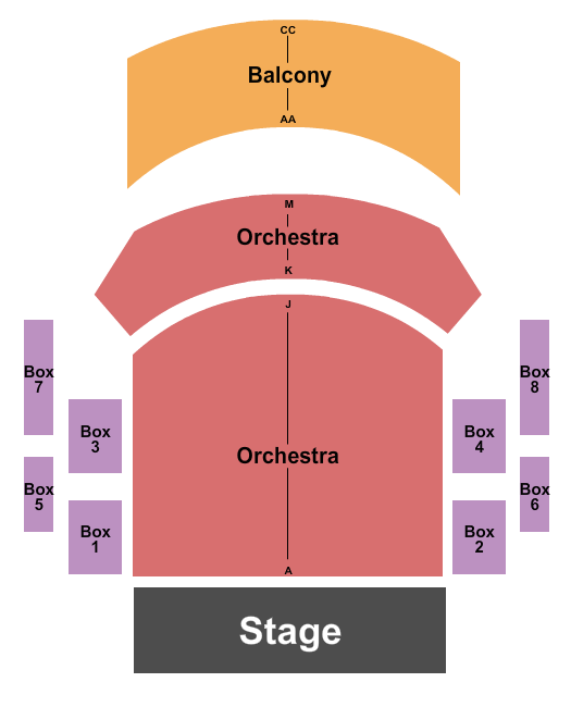 Seatmap for woolly mammoth theatre co.