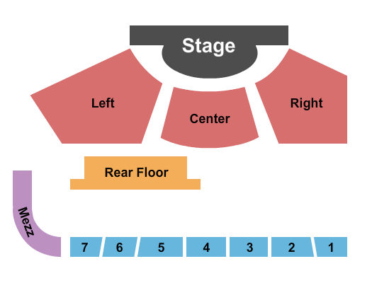 Seatmap for woolworth theatre