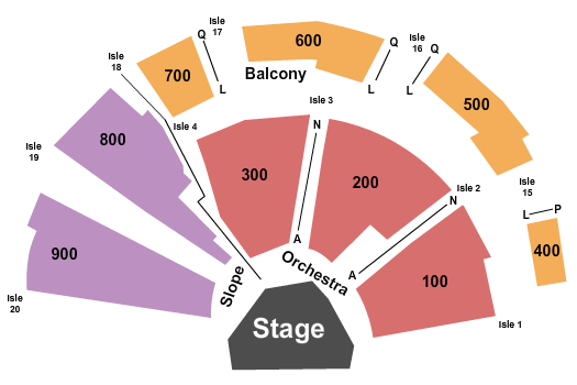 Seatmap for wurtele thrust stage - guthrie theater