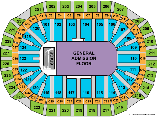 Xcel Seating Chart View
