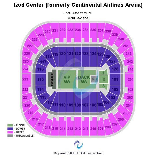 nj izod center