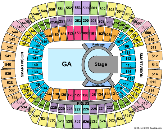 Tcf Bank Stadium Seating Chart U2