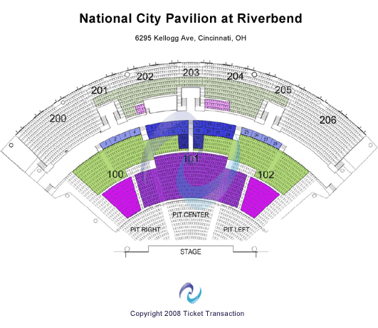 riverbend amphitheatre cincinnati