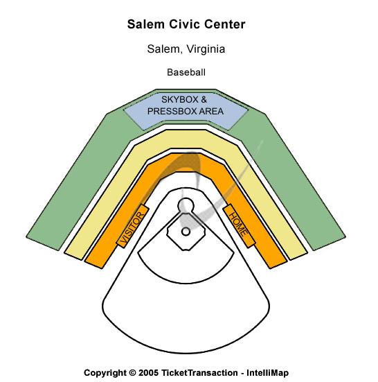 Salem Civic Center Baseball Seating Chart
