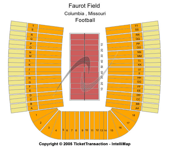 Faurot Field at Memorial Stadium Hockey Seating Chart