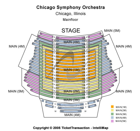 Chicago Symphony Center Other Seating Chart