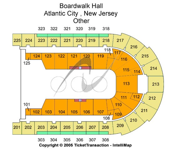 Boardwalk Hall Arena - Boardwalk Hall Other Seating Chart