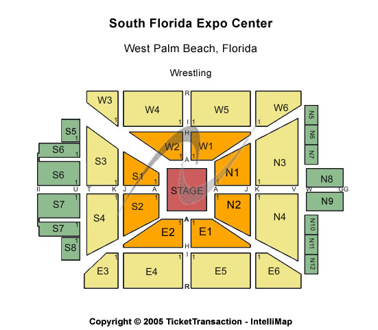 South Florida Expo Center Center Stage Seating Chart