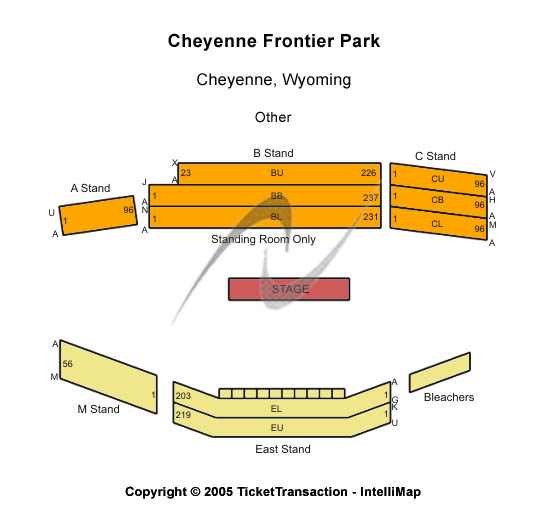 Cheyenne Frontier Days Other Seating Chart