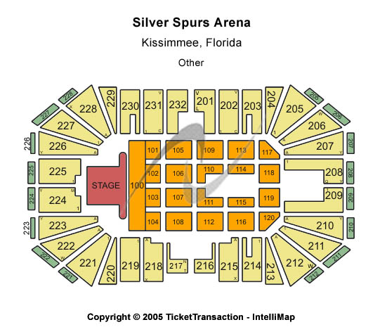 Silver Spurs Arena Other Seating Chart