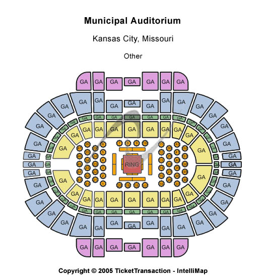 Municipal Auditorium Arena - Kansas City Other Seating Chart