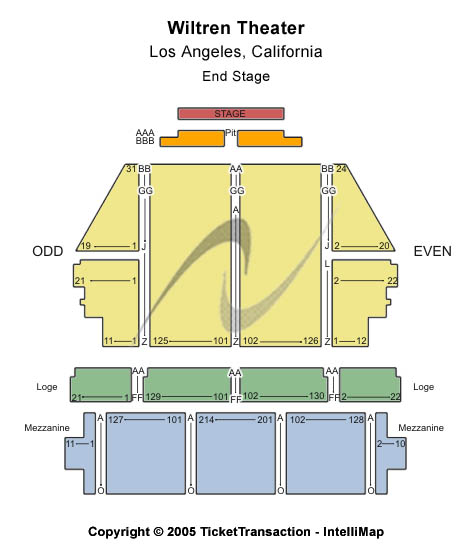 The Wiltern Other Seating Chart