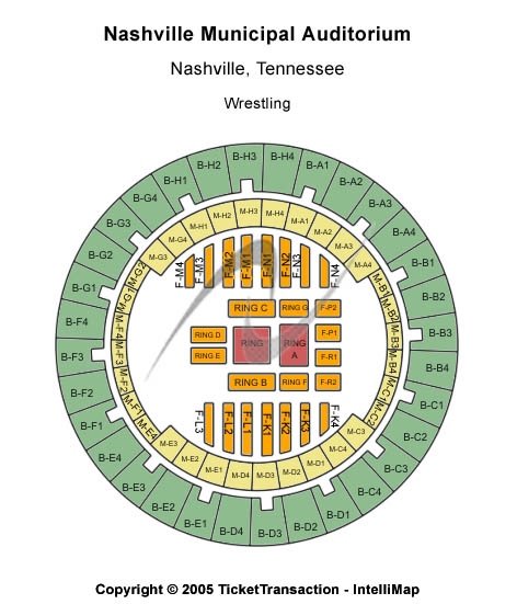 Nashville Municipal Auditorium Other Seating Chart