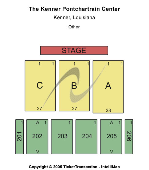 Kenner Pontchartrain Center Other Seating Chart