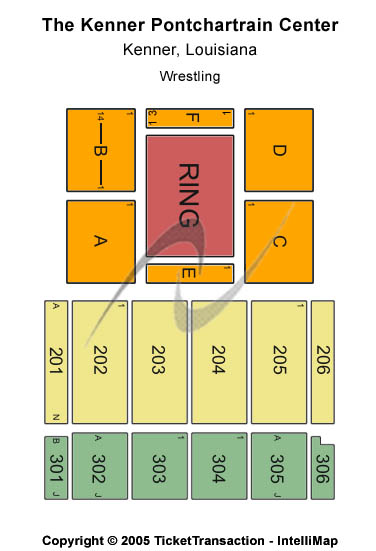 Kenner Pontchartrain Center Other Seating Chart