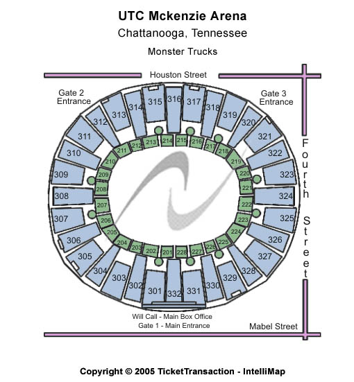 McKenzie Arena Monster Trucks Seating Chart