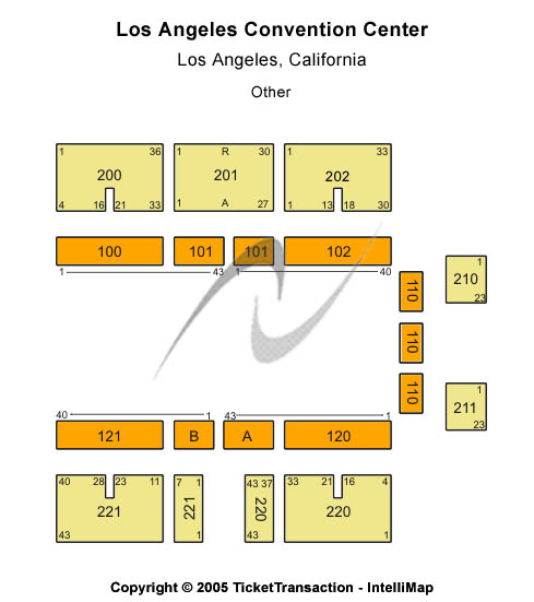 Los Angeles Convention Center Other Seating Chart