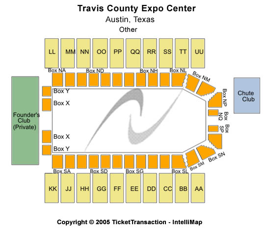 Travis County Expo Center Other Seating Chart