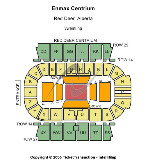 Peavey Mart Centrium Center Stage Seating Chart