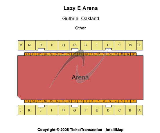 Lazy E Arena Standard Seating Chart